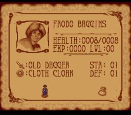 Lord of the Rings screenshot 3 for Super Nintendo